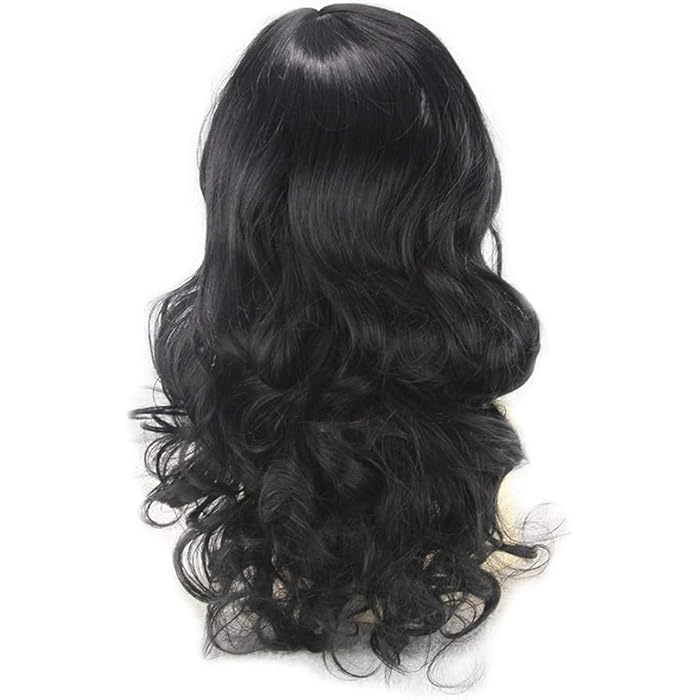 DILLARDS Women's Synthetic Wig Black Wavy Fashion Wig - Image 4